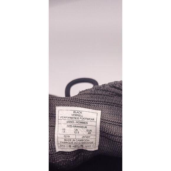 Merrell Gridway Sneaker Shoes Black Size 13 US Knit Lace Up Low Top - Picture 10 of 16